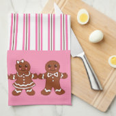 Kerst Kruidkoek Keukenhanddoek (Quarter Fold)