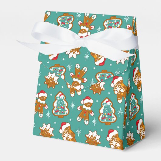 Kerst Kruidkoek Koekjes Bedankdoosjes (Voorkant Zijde)