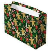 Kerst Kruidkoek Koekjes Cadeautas (Achterkant Gekanteld)