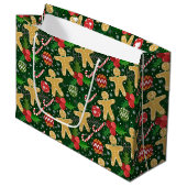 Kerst Kruidkoek Koekjes Cadeautas (Voorkant Gekanteld)