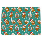 Kerst Kruidkoek Koekjes Groot Cadeauzakje (Voorkant)