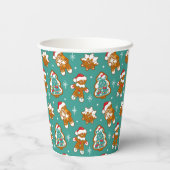 Kerst Kruidkoek Koekjes Papieren Bekers (Achterkant)