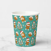 Kerst Kruidkoek Koekjes Papieren Bekers (Links)