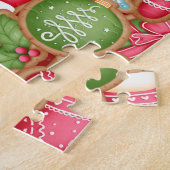 Kerst Kruidkoek Koekjes Puzzel (Zijkant)