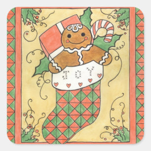 Kerst Kruidkoek Sok Sok Stickers