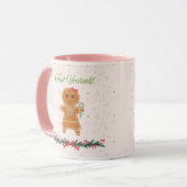 Kerst Kruidkoek Vrouw Mok (Voorkant links)