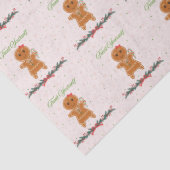Kerst Kruidkoek Vrouw Tissuepapier (Detail)