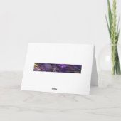 Kerst krullen feestdagen kaart (Achterkant)