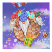 Kerst kubus kabouters vliegen geschenken (Rechts)