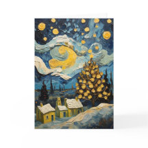 Kerst  Kunst Geïnspireerd door Van Gogh