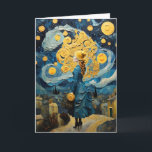 Kerst  Kunst Geïnspireerd door Van Gogh Feestdagen Kaart<br><div class="desc">Kerstmis is een tijd voor feest, vreugde en verwondering. En welke betere manier om het seizoen te vieren dan met kunst? Deze kerst nodigen wij u uit om de magie van de feestdagen te ervaren met een Van Gogh Kerst. Stelt u zich eens voor dat u in een schilderij van...</div>