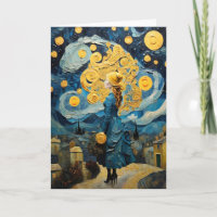 Kerst Kunst Geïnspireerd door Van Gogh