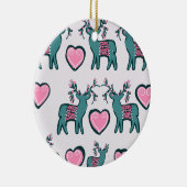 Kerst Kunst Keramisch Ornament (Rechts)