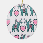 Kerst Kunst Keramisch Ornament (Links)