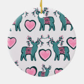 Kerst Kunst Keramisch Ornament (Achterkant)