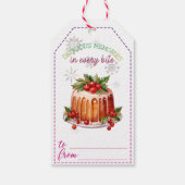 Kerst kunst kerstcadeaukaartjes cadeaulabel (Achterkant)