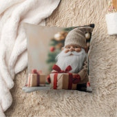 Kerst kussen met kerst kabouter (Deken)