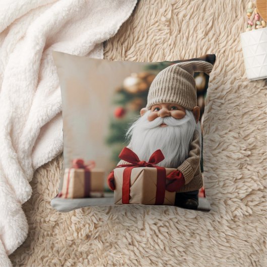 Kerst kussen met kerst kabouter (Deken)