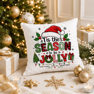 Kerst Kussen Traditionele Quote Rood Groen