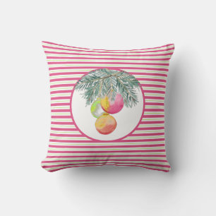 Kerst Kussens Unieke Kleurrijke Waterverf