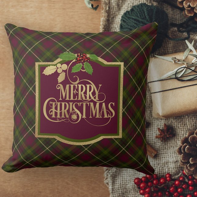 Kerst Kussens Vrolijk Kerst Sierkussen (Christmas pillows personalized Christmas throw pillow for couch)