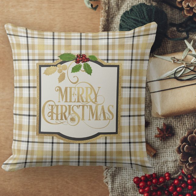 Kerst Kussens Vrolijk Kerst Sierkussen (Christmas pillows, festive merry Christmas throw pillow for couch)
