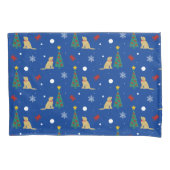 Kerst Kust Hond Kussenslopen (Voorkant-Links)