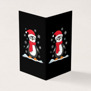 Kerst Kute Pinguïn Kaart