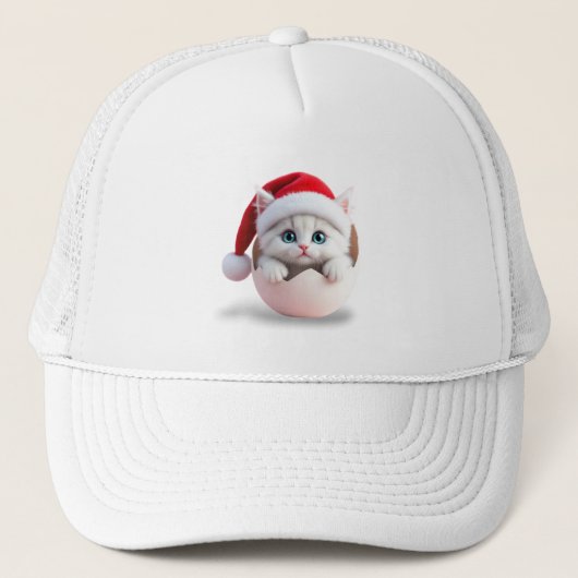 Kerst Kwijling Trucker Pet (Voorkant)