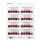 Kerst-label voor collage etiket (Full Sheet)