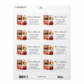 Kerst-label voor collage etiket (Full Sheet)