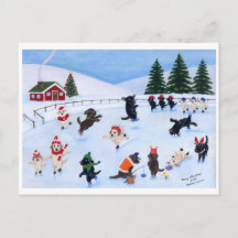 Kerst Labrador Fun Painting