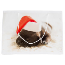 KERST LABRADOR PUPPY Cadeaubag