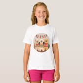 Kerst Labrador Retriever Honden T-shirt (Voorkant volledig)