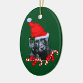 Kerst Labrador Retriever Keramisch Ornament (Links)
