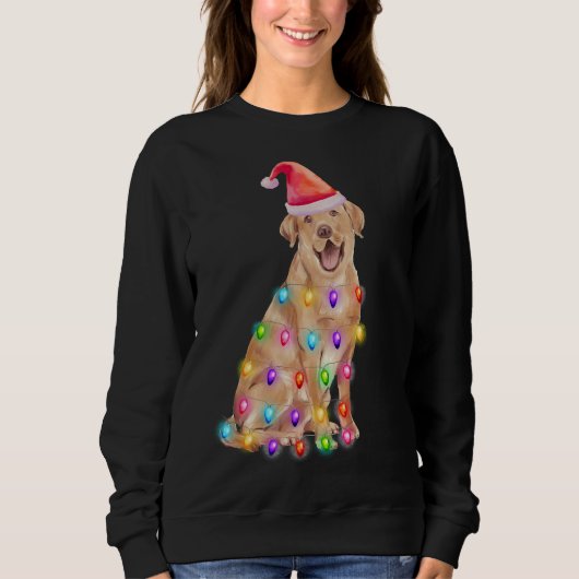 Kerst Labrador Retriever Matching Group Familie Trui (Voorkant)