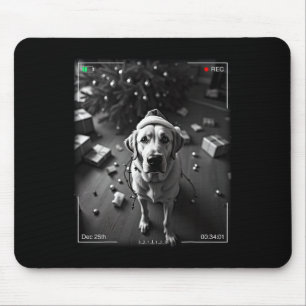 Kerst Labrador Retriever Vangen Op Camera Muismat