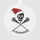 Kerst Lacrosse Sticks Ornament (achterkant)