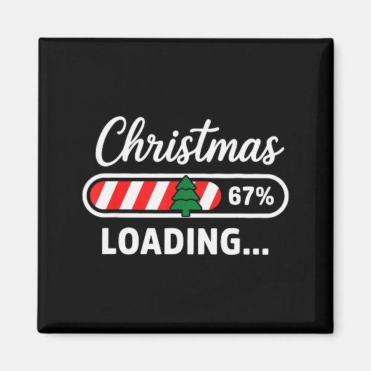 Kerst Laden 67% Grappig 6 7 Meme Kerstmis Gen Alph Magneet (Voorkant)