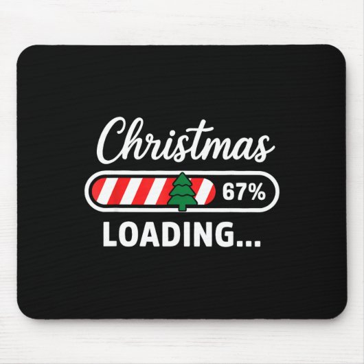 Kerst Laden 67% Grappig 6 7 Meme Xmas Gen Alph Muismat (Voorkant)
