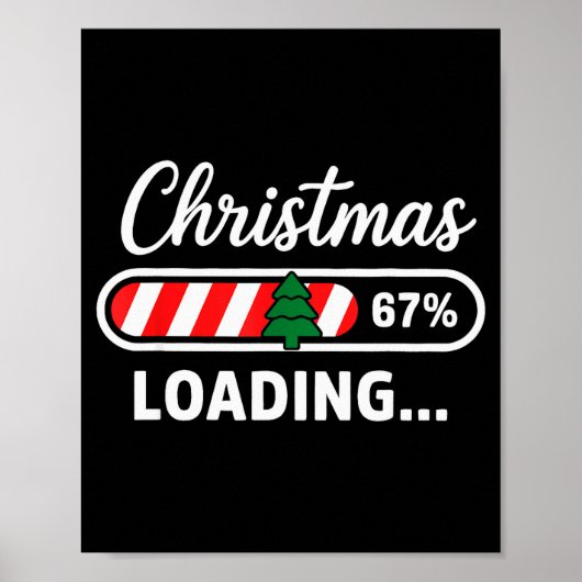 Kerst Laden 67% Grappig 6 7 Meme Xmas Gen Alph Poster (Voorkant)
