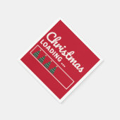 Kerst laden... servet (Hoek)