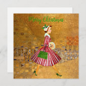 Kerst  Lady Gold (Voorkant / Achterkant)