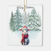 Kerst Lam Ornament (Links)