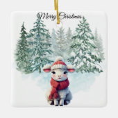Kerst Lam Ornament (Voorkant)