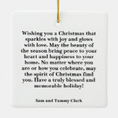 Kerst Lam Ornament (Achterkant)
