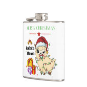 Kerst Lama Fles Heupfles (Links)