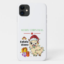 Kerst Lama iPhone 11 Hoesje