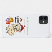 Kerst Lama iPhone 11 Hoesje (Achterkant (horizontaal))