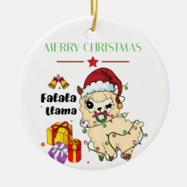 Kerst Lama Ornament